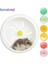 Huoxun Shopb Beyaz Stil 18CM Hamster Tekerleği Sessiz Küçük Evcil Hayvan Egzersiz Tekerleği Plastik Koşu Disk Oyuncak Hamster Kafesi Küçük Evcil Hayvan Spor Tekerleği Evcil Hayvan Aksesuarları (Yurt Dışından) 2