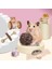 No.7 Tarzı S Beden Sevimli Doğal Ahşap Tavşanlar Hamster Oyuncakları Çam Dumbells Tek Tekerlek Çanlı Silindir Oyuncaklar Hamsterler Için Malzemeler (Yurt Dışından) 5