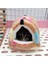 Sarı Yıldız Stili L 17X15CM Hamster Aksesuarları Için Sıcak Kafes ve Yuva Yatağı - Küçük Hayvan Yuvası - Tavşan, Sıçan, Kirpi Için Uygun (Yurt Dışından) 1