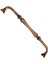 Vezir Antik Bakır 160 mm Kulp ( 5 Adet ) 2