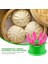 Rastgele Renk Stili 1 Adet Buharda Pişmiş Dolgulu Ekmek Kalıbı Hamur Mantısı Buharda Buhar Mantarı Yapıcı Çiçek Şekli Kalıp Mutfak Kendin Yap Pişirme Aracı Seti Yeşil (Yurt Dışından) 4