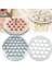 19 Delikli Abs 1pc Stili Dumpling Kalıp Yapıcı Plastik Ravioli Maker Mutfak Aleti Ravioli Maker Etli Mantı Yapıcı Kalıp 37 Delikli Merdane (Yurt Dışından) 2