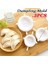 3 Pcs Set Style Dumpling Aracı Kolay Dıy Mantı Yapıcı Cihaz Hamur Presi Mantı Böreği Ravioli Kalıbı Pişirme Hamur Çin Yemeği Jiaozi Yapıcı (Yurt Dışından) 2