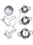 8 Adet Tarzı Dumpling Maker Hamur Presi Pie Ravioli Presi Kesici Dumpling Wrapper Yapım Kalıbı Aracı (Yurt Dışından) 3