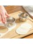 1 Takım Tarzı Dumpling Wrapper Kalıpları Paslanmaz Çelik Yuvarlak Set Hamur Kesici Aracı Ev Mutfak Yapımı Pişirme Mantı Aksesuarı (Yurt Dışından) 2