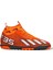 Çoraplı Halı Saha Futbol Ayakkabısı Turuncu-Beyaz 1
