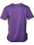 Kadın V Yaka Basic Mor T-Shirt 3