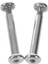 2 Takım 55X18MM Bagaj Bavul / Sıralı Açık Paten Yedek Tekerlekler Siyah (Yurt Dışından) 3