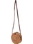 Vintage El Yapımı Crossbody Deri Çanta Yuvarlak Plaj Kızlar Daire Rattan Çanta Küçük Bohem Omuz (Yurt Dışından) 3