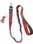 Köpek gezdirme kayışı hakiki deri bordo siyah genişlik:3cm kalın kancalı uzunluk:100cm dog leash B1-3 3