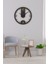 Landiwork Ahşap Sessiz Duvar Saati, Modern Ahşap Duvar Saati, Salon Duvar Saati, Oturma Odası Duvar Saati, Ev Hediyesi, 42cm 2