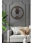 Landiwork Ahşap Sessiz Duvar Saati, Modern Ahşap Duvar Saati, Salon Duvar Saati, Oturma Odası Duvar Saati, Ev Hediyesi, 42cm 4