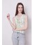 Desenli Likralı Kumaş Degaje Yaka Kolsuz Body Bluz-Mint Desen 3