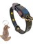 Köpek boyun tasması hakiki deri siyah kalınlık:4mm genişlik:1,5cm boyun ölçüsü:XS.24-30cm dog collar T1-30XS 1