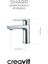 Sharp Krom Lavabo Bataryası BT.SR1500 2