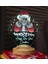 Renkli Baskı Noel Baba Yılbaşı Hediyesi Kişiye Özel Gece Lambası, 3D LED Lamba, Yeni Yıl Hediyesi 1