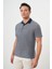 Erkek Lacivert Trend Cepli Polo Yaka T-Shirt 3
