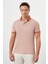 Erkek Kiremit Trend Polo Yaka Dynamic Fit T-Shirt 1