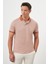 Erkek Kiremit Trend Polo Yaka Dynamic Fit T-Shirt 3