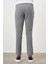 Erkek Siyah Pamuk Keten Trend Ipli Jogger Slim Fit Spor Pantolon 3