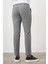 Erkek Siyah Pamuk Keten Trend Ipli Jogger Slim Fit Spor Pantolon 4