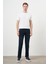 Erkek Lacivert Denim 5 Cep Dynamic Fit Jean Kot Pantolon 5