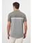 Erkek Haki Trend Çizgili Polo Yaka Dynamic Fit T-Shirt 5