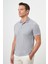 Erkek Gri Trend Cepli Polo Yaka T-Shirt 3