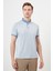 Erkek A. Mavi Trend Merserize Jakar Desen Düğmeli Yaka Dynamic Fit T-Shirt 3