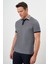 Erkek Lacivert Trend Polo Yaka Dynamic Fit T-Shirt 3