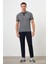 Erkek Lacivert Trend Polo Yaka Dynamic Fit T-Shirt 5