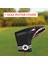 1 Adet Siyah Pu Deri Nakış Mıknatıslı Golf Bıçak Atıcı Golf Sopası Kılıfı Kulübü Başörtüsü (Yurt Dışından) 2