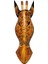 Ahşap Zürafa Mask 50 cm Duvar Dekoru 1