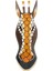 Ahşap Zürafa Mask 50 cm Duvar Dekoru 3