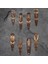 Ahşap Totem Aborjin Tiki Mask 50 cm El Yapımı Duvar Dekoru 3
