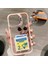 iPhone 14 Uyumlu Kılıf + Lens Koruyucu Set Kamera Stant Özellikli Arkası Sararmaz Şeffaf Kenarı Silikon 1