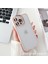 iPhone 14 Uyumlu Kılıf + Lens Koruyucu Set Kamera Stant Özellikli Arkası Sararmaz Şeffaf Kenarı Silikon 4