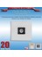 Fantom Dc 2400 - Dc 2600 - Dc 3000 - Dc 4200 Misty - Deluxe 3500 - Quantum Wf 5300 - Ss 2400 Sessiz - Wf 5500 Su Perisi Modellerine Uygun Süpürge Toz Torbası 201120 3