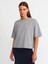 31017 Kısa Kollu Pamuklu T-Shirt-Gri 1