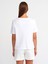 31142 Bisiklet Yaka T-Shirt-Beyaz 2