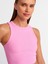 20820 Dikiş Efektli Crop Top-Pembe 4