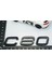C80 Siyah Abs 3m 3D Bagaj Yazı Logo Volvo Ile Uyumlu 2