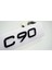 C90 Siyah Abs 3m 3D Bagaj Yazı Logo Volvo Ile Uyumlu 2