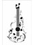 Stencil Sarayi Boyama Şablon Muzik - 4471 1
