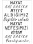 Stencil Sarayi Boyama Şablon Yazı ve Numaralar - 8455 1