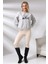 Baskılı Oversize Kalıp Şardonlu Sweatshirt 21501 Karmelanj 1