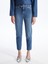 Lcw Jeans Beli Kemerli Mom Fit Kadın Jean Pantolon 4
