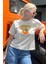 Sarı Bisiklet Yaka Pamuklu Kısa Kollu Kadın T-Shirt MG2150 4