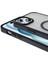 Apple iPhone 15 Kılıf Magsafeli Mat Arka Yüzey Sio Kapak Siyah 2