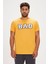 Felt Sarı Baskılı Erkek Tişört 1
